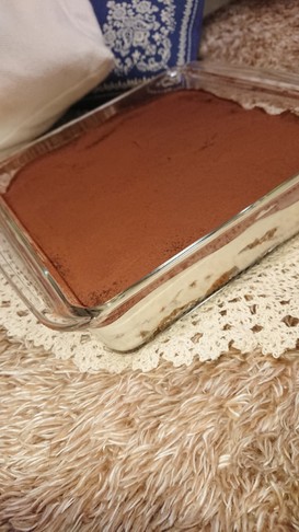 ラム酒香るスコップティラミスケーキ♬