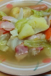 アイントプフ(ドイツ風野菜スープ)