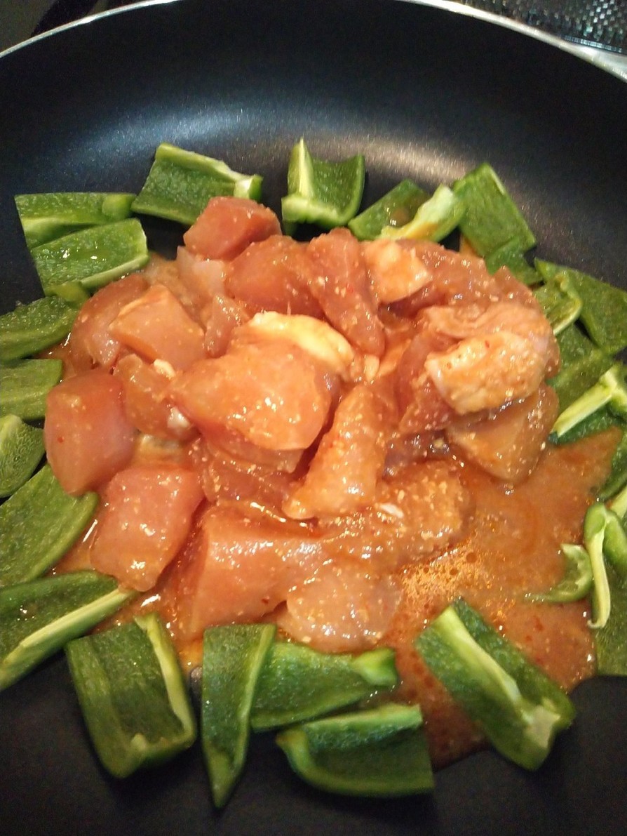 鶏肉味付け野菜炒め（ちゃんちゃん焼風味）の画像
