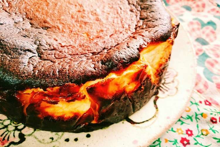 低糖質で罪悪感ゼロのバスクチーズケーキ レシピ 作り方 By Hm Sweets クックパッド