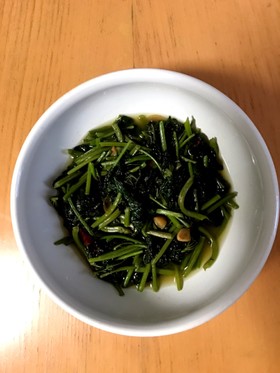 サツマイモの葉 台湾青菜炒め