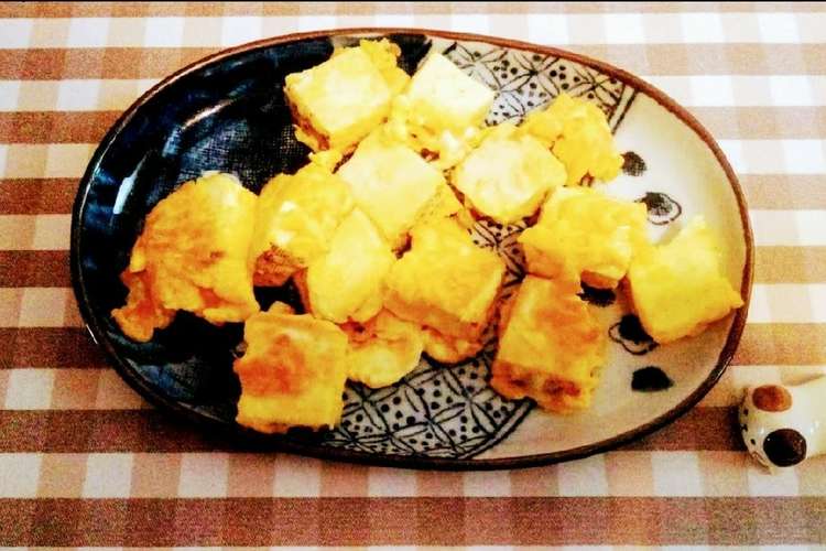 余った焼き豆腐のピカタ レシピ 作り方 By ももちゃんのれしぴ クックパッド 簡単おいしいみんなのレシピが352万品
