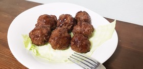 運動会!食卓に擦り蓮根の幸せミートボール