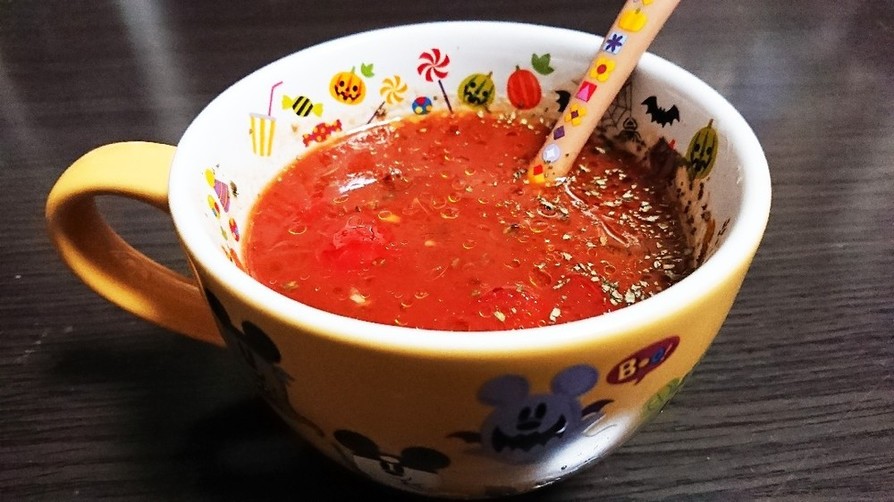 簡単！トマトの旨味たっぷり冷製スープの画像