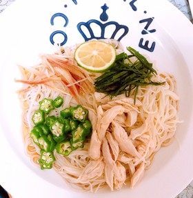 ♡彩り香るそーめん♡