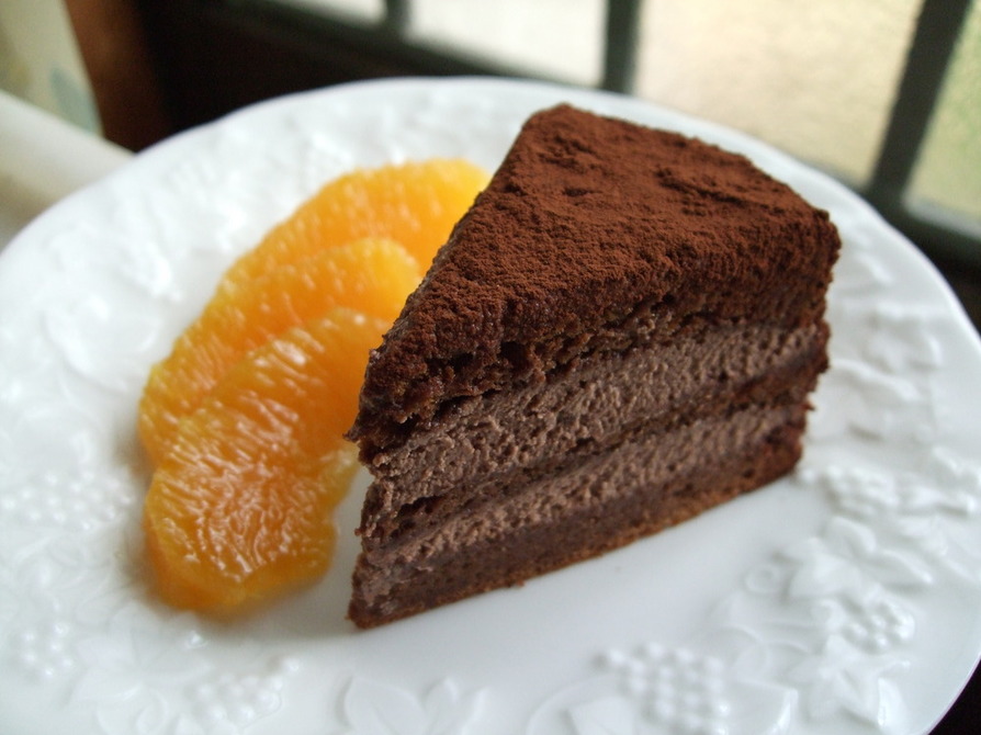 ふんわりとろける チョコレートケーキの画像