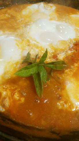 湯むき無し♡完熟トマトのシャクシュカ