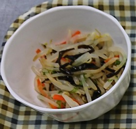 もやしと大葉の和え物