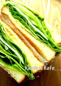 ■わさマヨ・シソ＆チーズ・サンドイッチ■