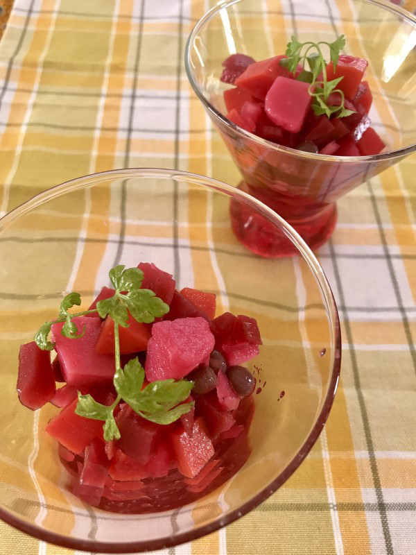 キャラウェイとビーツのサラダ レシピ