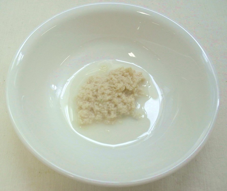 【離乳食中期】鶏肉のミルク煮の画像