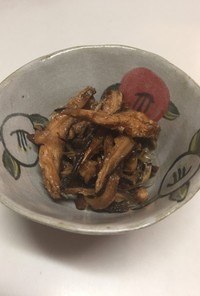 干し椎茸のお好み焼きソース炒め✴︎消費