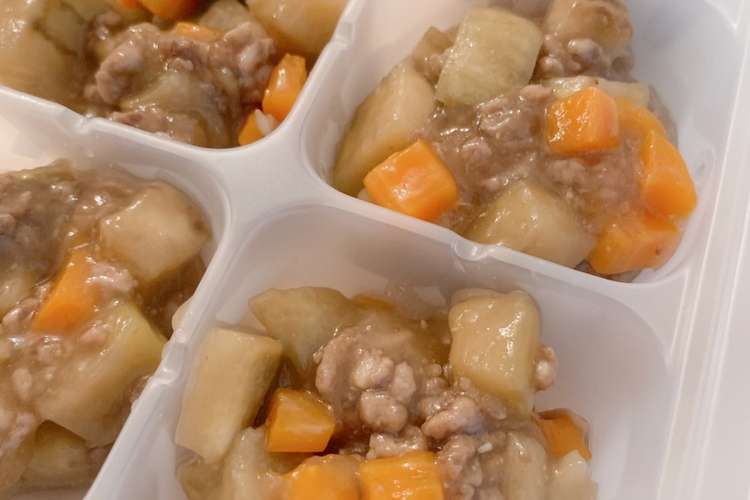 ナスと挽肉の味噌あんかけ 離乳食後期 レシピ 作り方 By まいのすけ クックパッド 簡単おいしいみんなのレシピが366万品