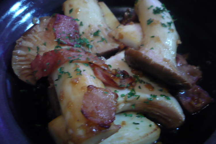 エリンギとベーコンのガーリック炒め レシピ 作り方 By レオン犬 クックパッド 簡単おいしいみんなのレシピが366万品