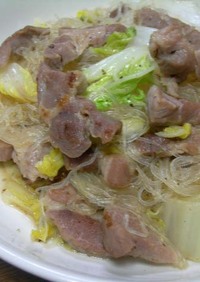 塩豚と白菜の炒め煮