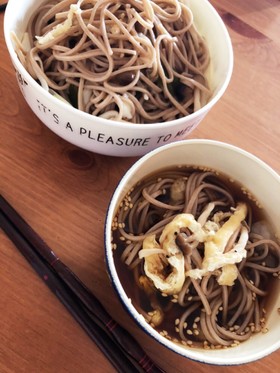 普通のお蕎麦に飽きたら簡単1人ランチ向き