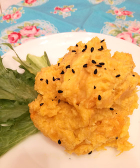 骨キッズカルシウムミルキー×南瓜サラダ