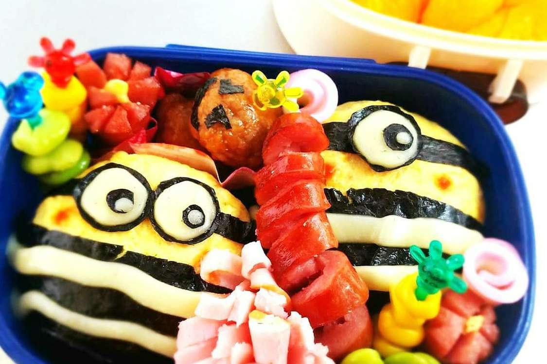 ミニオン弁当 キャラ弁 レシピ 作り方 By Yuu クックパッド 簡単おいしいみんなのレシピが379万品