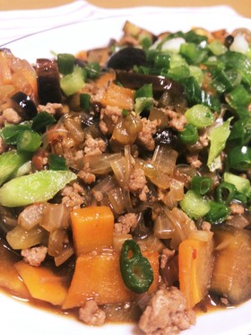 春雨でカサ増し!簡単麻婆茄子春雨♡