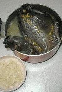 丸鶏と緑豆のスープ
