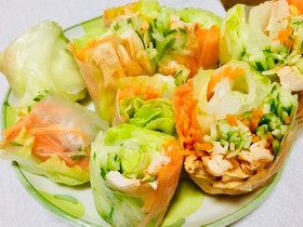 簡単♪ヘルシー♪生春巻き
