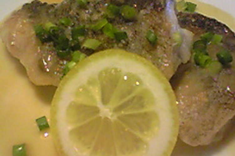 白身魚のムニエル レモンソース レシピ 作り方 By うえっこ クックパッド 簡単おいしいみんなのレシピが357万品