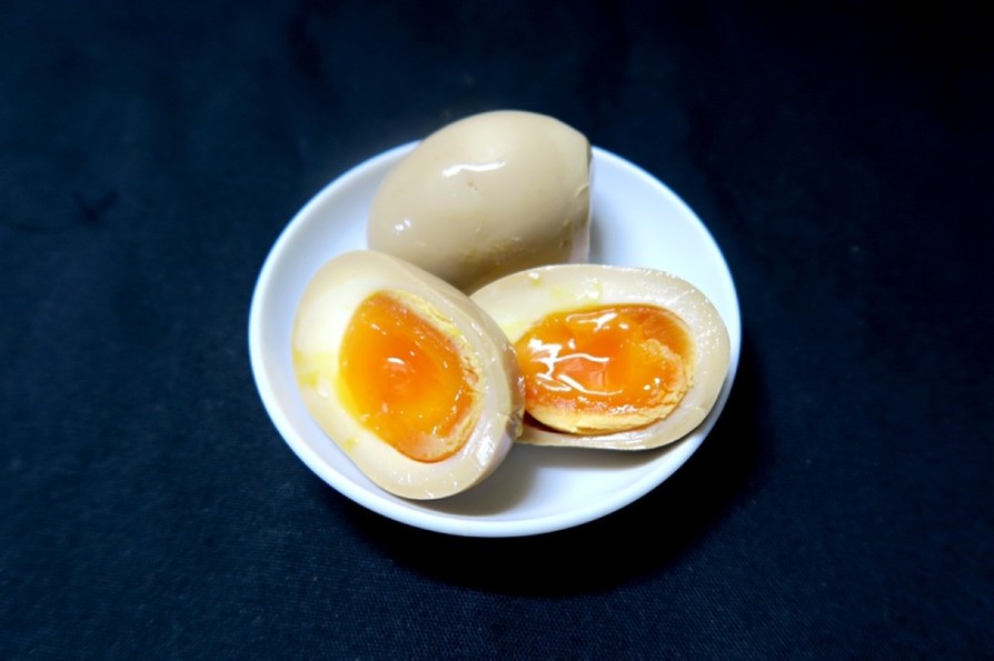 チャーシューダレを使った半熟味玉の作り方の画像
