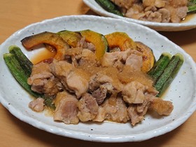 ポンのかぼちゃと鶏肉のおろし煮