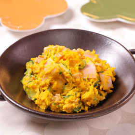 レンジで簡単!かぼちゃの味噌マヨサラダ☆