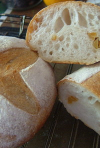 ダイダイ酵母で作ったパン
