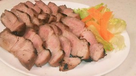 魚焼きグリルと焼肉のタレで、簡単焼豚
