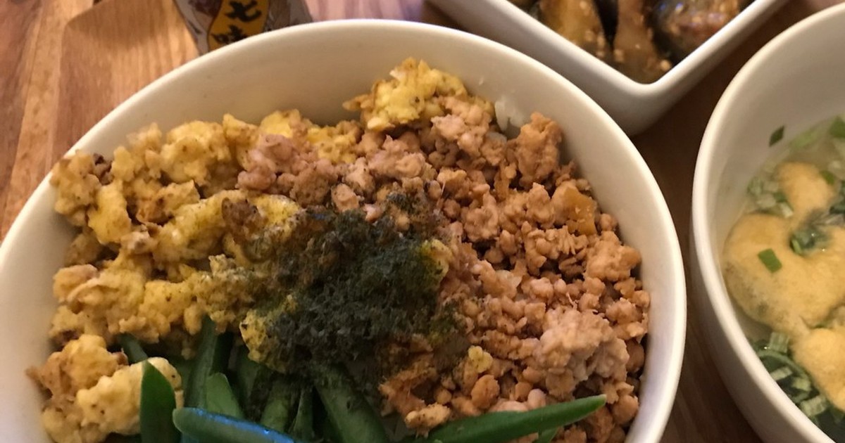 ロンドンでも日本食 そぼろ丼 レシピ 作り方 By グルメロン子 クックパッド 簡単おいしいみんなのレシピが354万品