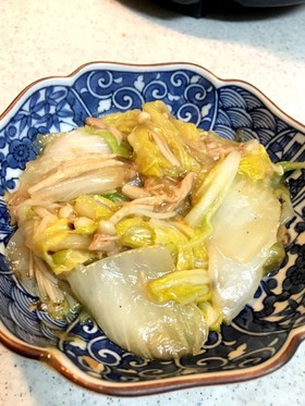 白菜とツナの簡単うま煮