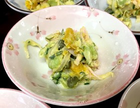 カボチャとじゃがいものおもてなしサラダ