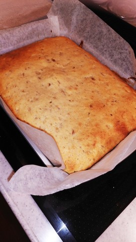 しっとりバナナとクルミのケーキ☆