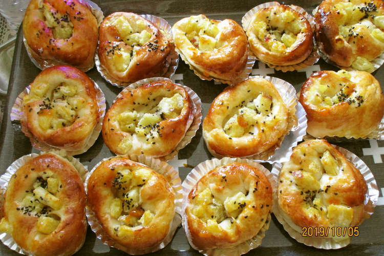 さつま芋パンが美味しい 秋のパン ワン レシピ 作り方 By カッチャンまま クックパッド