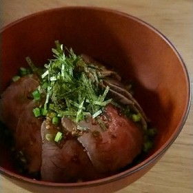 ローストビーフ丼 明日のために今日準備