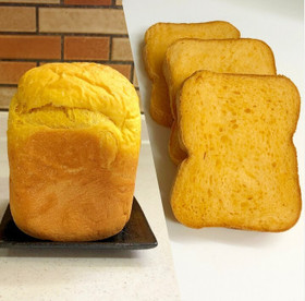 HBで♡かぼちゃミルク食パン