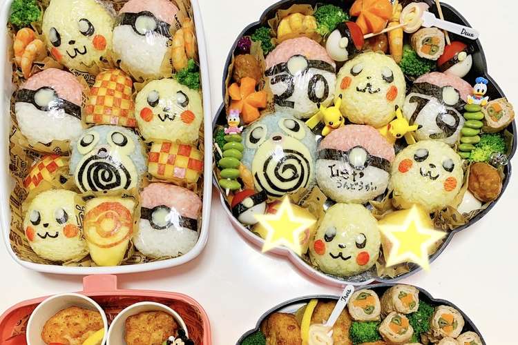 19 運動会のポケモン弁当 レシピ 作り方 By Sr プニプニ クックパッド 簡単おいしいみんなのレシピが359万品