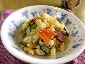具だくさん マカロニサラダ 大量お弁当用
