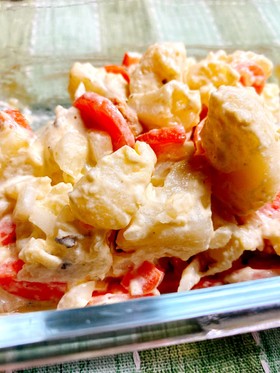 簡単☆グリーンカレー風味のポテトサラダ