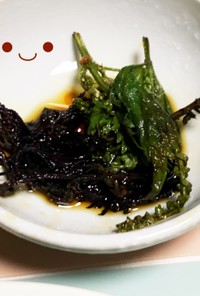 【超簡単】穂紫蘇2種の醤油漬け