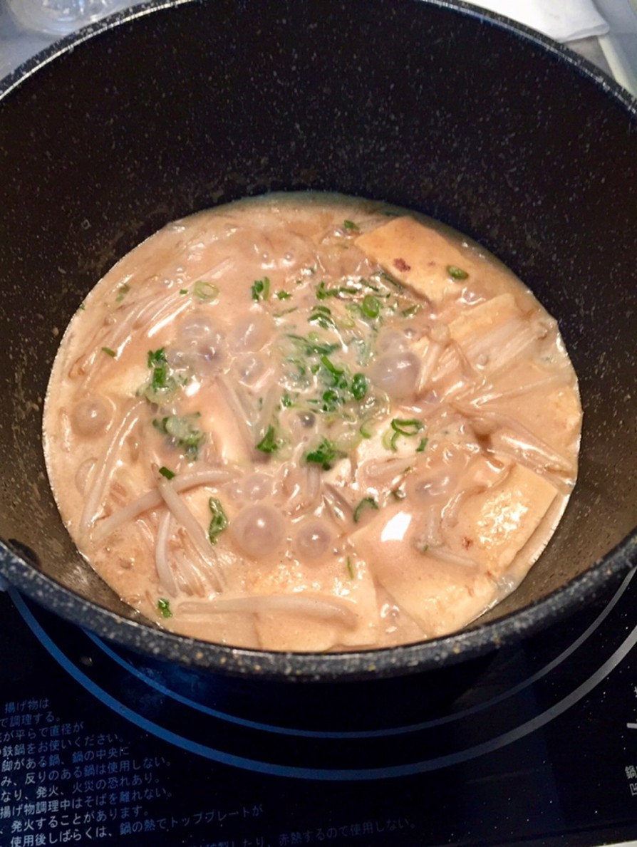 【鍋キューブ】豆腐ともやしの牛乳スープの画像
