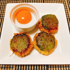 シャキッふわ☆青じそ蓮根つくね☆
