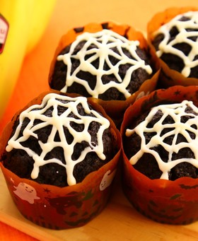 ハロウィン☆バナナカップケーキ