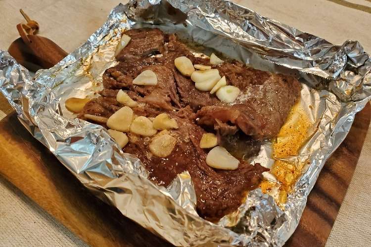 ガチでbbq ステーキのホイル焼き レシピ 作り方 By Ukgachi クックパッド