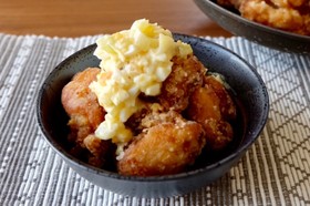 ガッツリ♪鶏の唐揚げタルタルソース添え