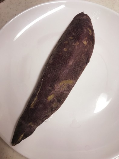 レンジでふかし芋の写真
