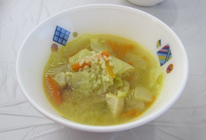 クスクスのスープ★神戸市学校給食レシピの画像