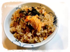 鮭と舞茸の炊き込みご飯